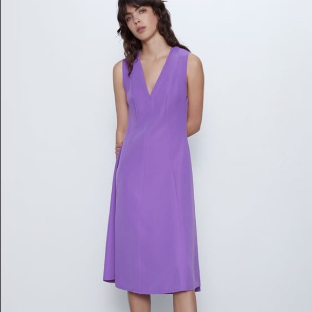 ZARA LILAC DRESS